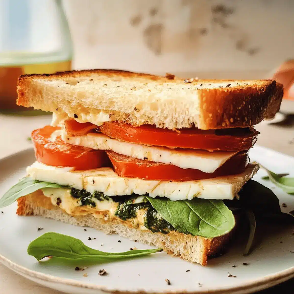 Best Caprese Sandwich: Juicy Tomatoes, Mozzarella & Basil Magic